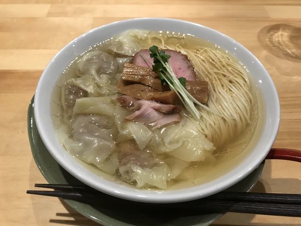 「わんたん中華そば(塩)」@いしかわやの写真