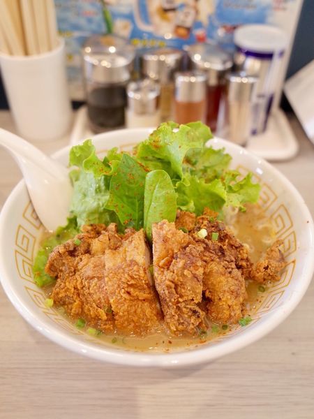 「こってり太麺しょうゆヌードル…890円」@MENYA free styleの写真