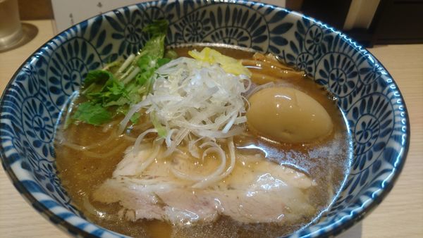 「味玉入り焼きアゴ醤油　￥900-」@麺匠 いし井の写真