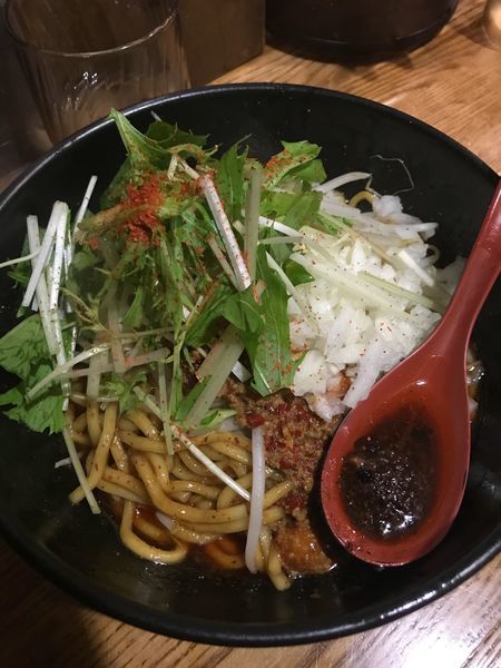 「辛まぜそば(期間限定)」@麺処 花田 上野店の写真