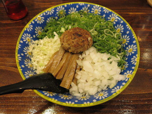 「日本橋まぜそば(麺大盛):790円」@日本ばしラーメン ばしらあの写真