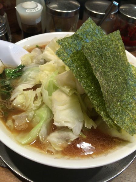 「きゃべつラーメン ８５０円」@しょうゆとんこつラーメン 匠家の写真