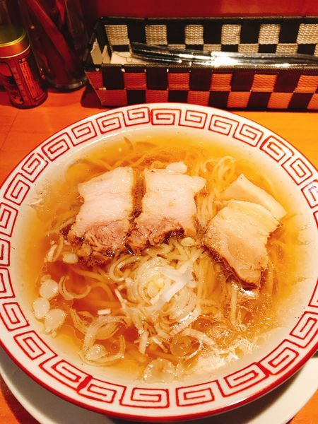 「ムール貝のラーメン&落花生ごはんセット1000円」@食堂酒場 Graciaの写真