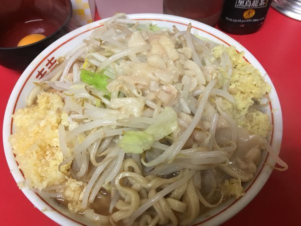 「ラーメン小¥690+生卵¥50+ショウガ¥50(現金)」@ラーメン二郎 仙台店の写真