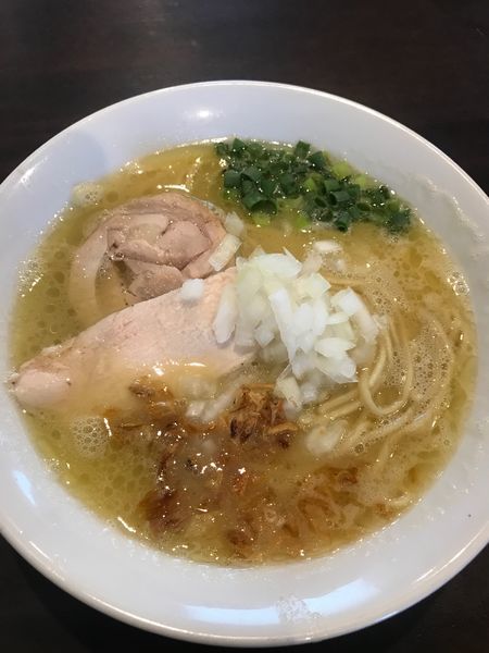 「鶏白湯並盛塩」@活龍鶏そば専門店 とりだけの写真