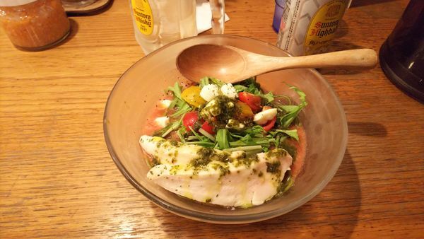 「冷製トマトスープとモリンガ麺」@鶏ポタラーメン THANK 大門店の写真