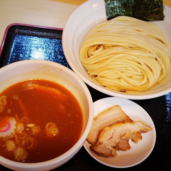 「つけ麺（辛い）８１０円」@麺処 くろ川の写真