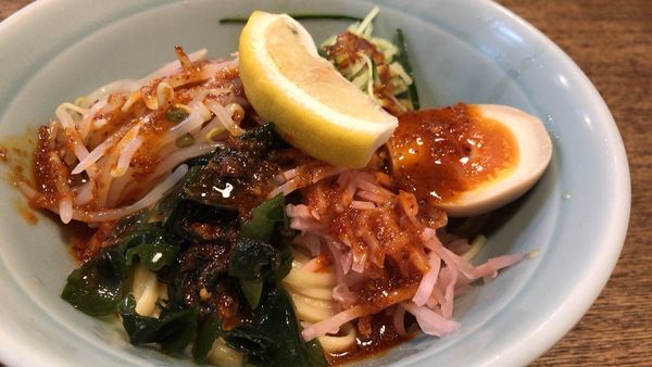 「冷やしラーメン」@豚骨醤油らーめん 浅草隊の写真