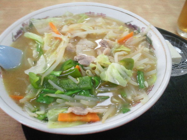 「味噌ラーメン 600円」@奈可゛島食堂の写真