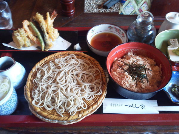 「わさび御膳 1700円」@手打そば つくし家の写真