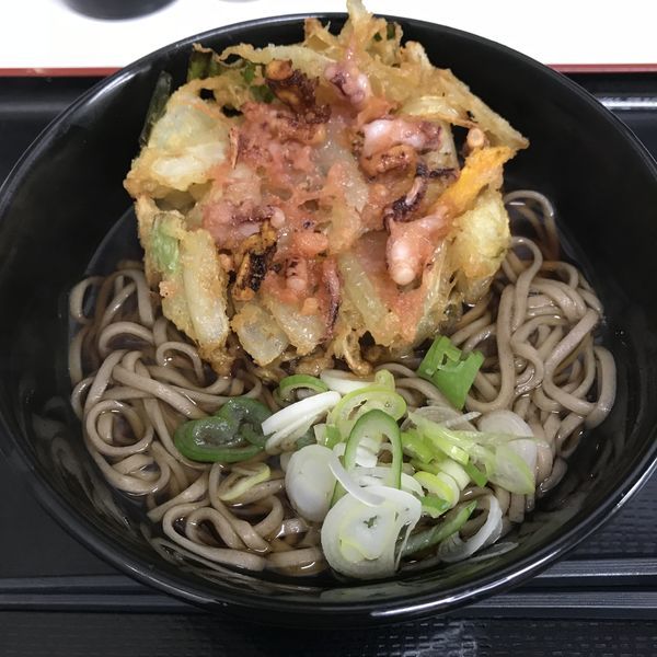 「ゲソかき揚げ（￥400）」@永坂庵の写真