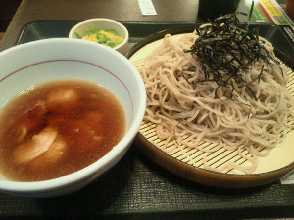 「鴨つけそば（大盛）650円」@なか卯 福島東口店の写真