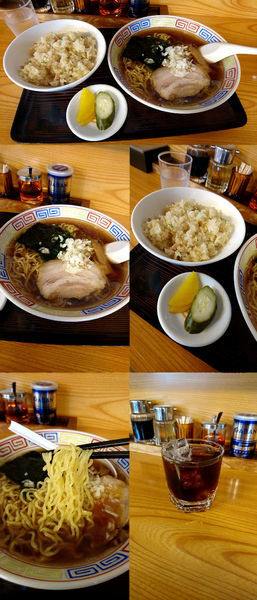 「『半チャンラーメン(税別￥850)』」@中華そば くるまの写真