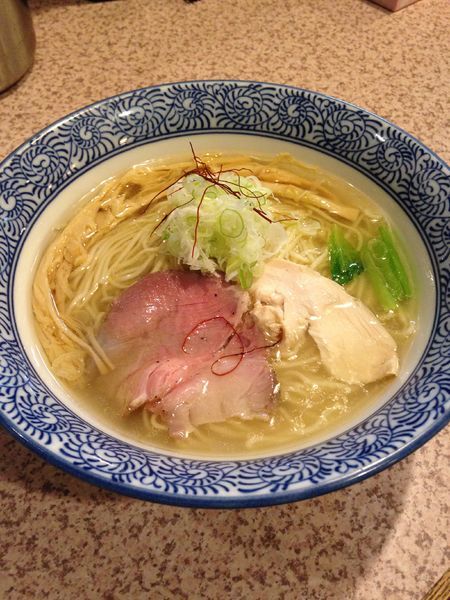 「淡麗塩そば 750円」@麺処 かつ善の写真