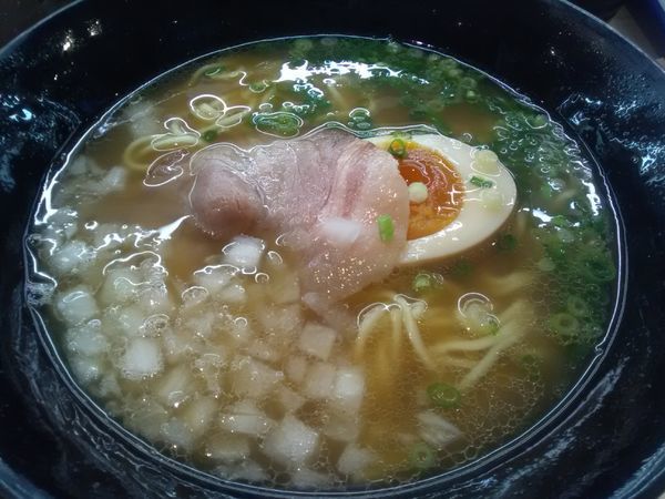 「青森津軽風煮干し中華そば380円+税」@はま寿司 野田堤台店の写真