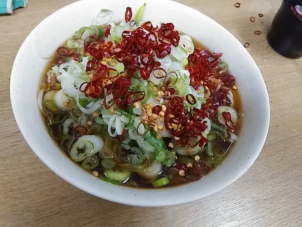 「ゲソそば」@一由そば 日暮里店の写真