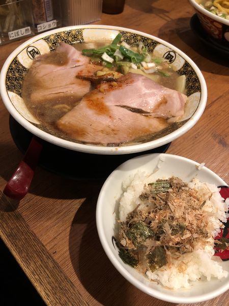 「すごい煮干ラーメン だし茶漬けセット」@すごい煮干ラーメン凪 渋谷東口店の写真