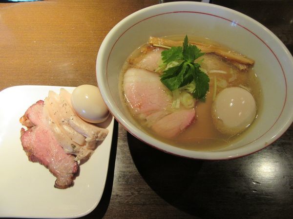「限定　亀井式 純手打ち塩中華そば（８５０円）」@麺や 虎徹の写真