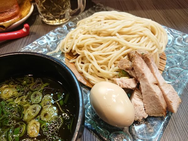 「ざるつけ麺800円＋味玉(ﾗｰﾊﾟｽ)＋他アラカルト♪」@柳麺 呉田-goden-の写真