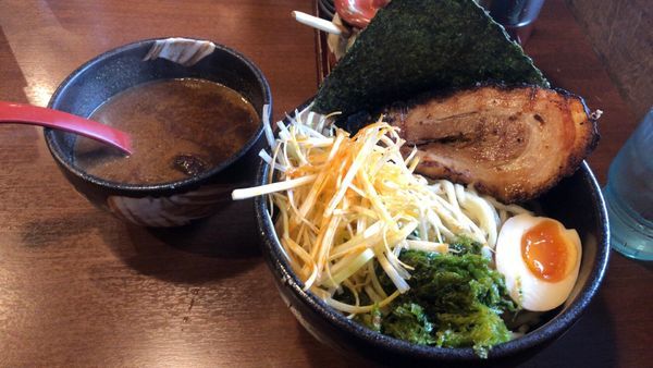 「伊勢味噌つけ麺 大盛」@蔵出し味噌 麺場 壱歩 武蔵村山店の写真