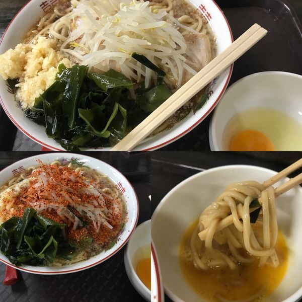「ラーメン小【600円】生卵【50円】」@やらかし亭の写真