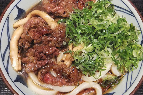「牛肉ひらたけしぐれ煮ぶっかけ(大盛)」@丸亀製麺 ララガーデン春日部店の写真