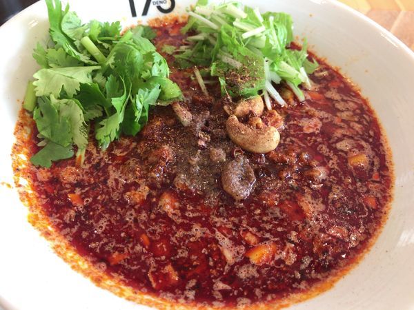 「担々麺すごく痺れる(痺6)950円+辛さﾏｼﾏｼ(6倍)70」@175°DENO～担担麺～ 福島店の写真