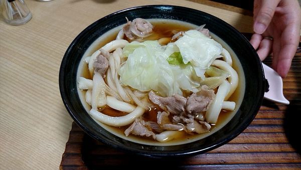 「肉うどん　500円」@べんけいの写真