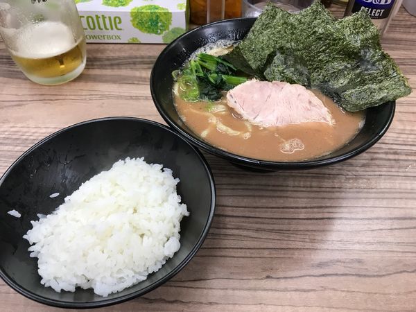 「ラーメン」@家系らーめん 武蔵家 川越店の写真