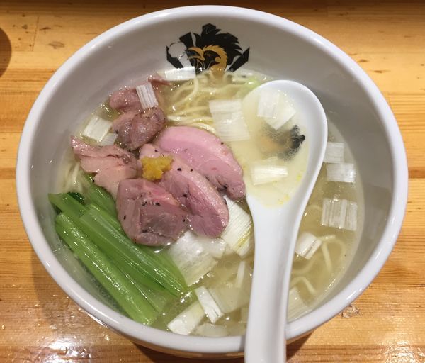 「鴨中華そば(塩)850円」@満鶏軒の写真