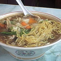 鶏そば650円+大盛100円