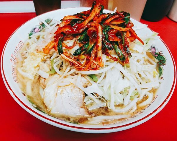 「ラーメン小 ニラキム ニンニク脂」@ラーメン二郎 湘南藤沢店の写真