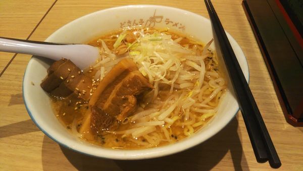 「こってりらーめん+角煮」@麺酒蔵どさん子 新木場店の写真