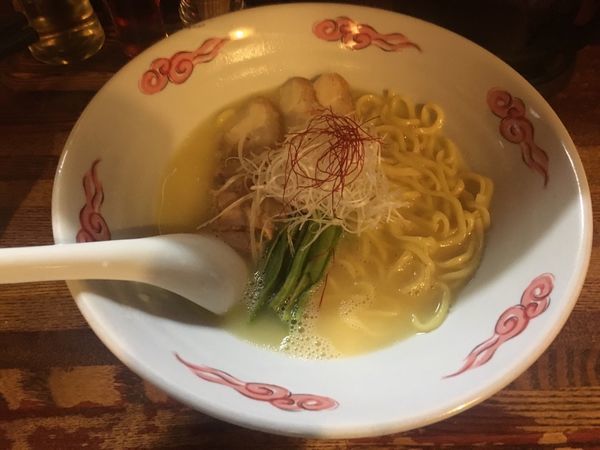 「鶏白湯ラーメン（大盛）」@麺・酒処 ぶらりの写真