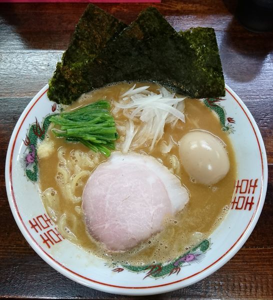 「【限定】家系煮干し味噌ラーメン＋味玉」@麺処 むら井の写真