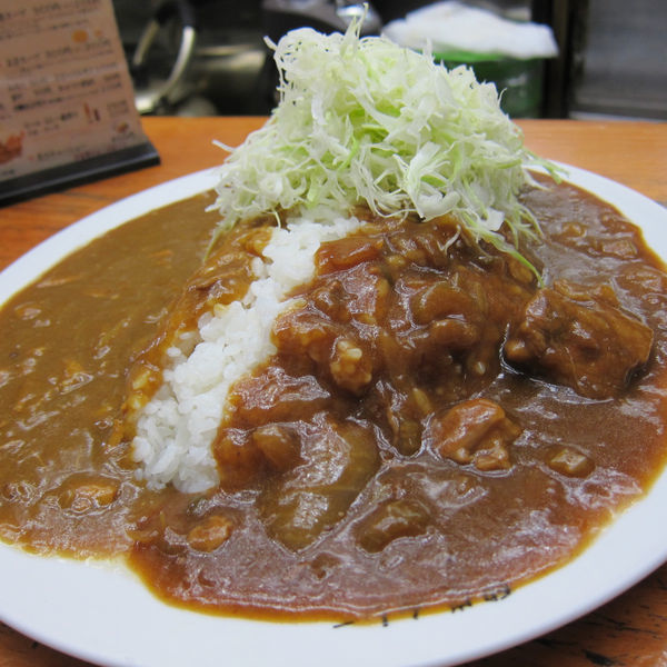 「合がけ 700円（印度カレー＆ハヤシ）」@印度カレー 中栄の写真