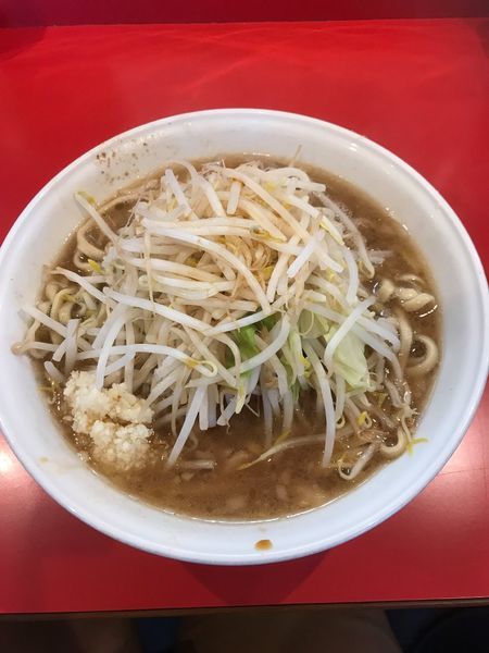 「小らーめん 豚2枚 (ニンニク・カラメ)」@麺屋 桐龍の写真