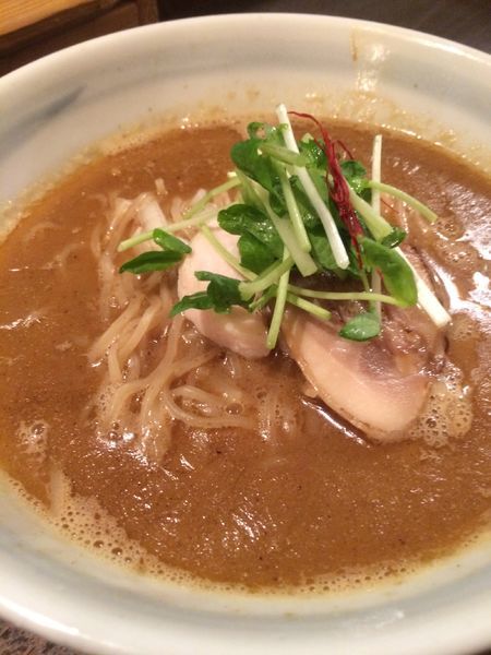 「濃煮干そば」@煮干そば 藍の写真