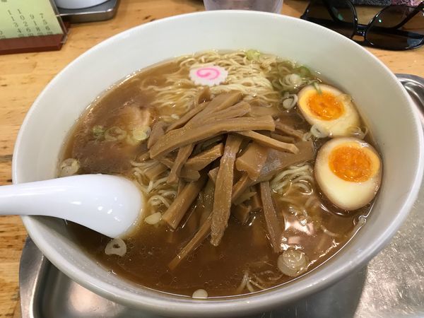 「中華そばにメンマと玉子」@大勝軒 東川口の写真