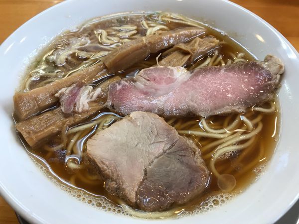 「醤油拉麺 中  700円」@麺響 松韻の写真