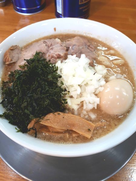 「特製中華そば990円脂(普通)」@中華そば136の写真