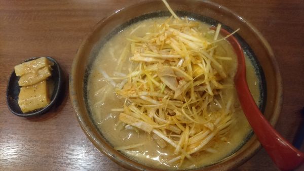 「北海道味噌ネギラーメン」@麺場 田所商店 西条店の写真