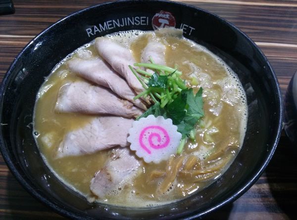 「鶏煮込みチャーシュー」@ラーメン人生 JET 福島本店の写真