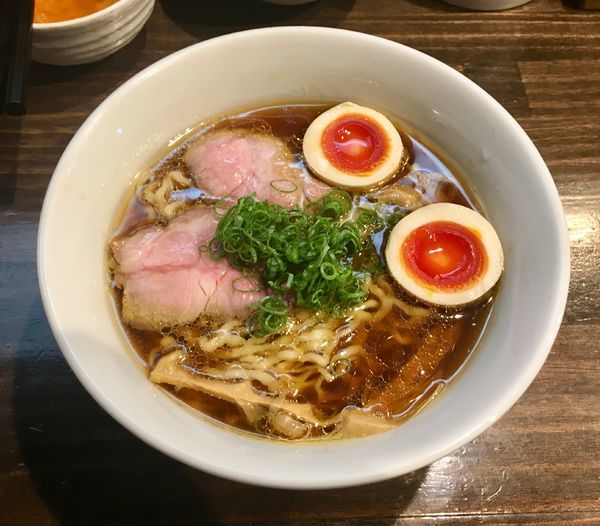 「味玉三大地鶏の中華そば 1000円」@櫻井中華そば店の写真