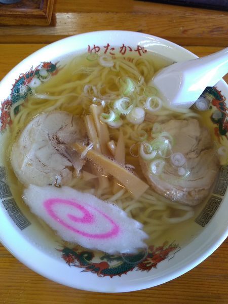 「手打ちラーメン 600円」@青竹打麺 ゆたかやの写真