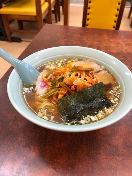 「ネギラーメン 570円 税」@正華 花畑店の写真
