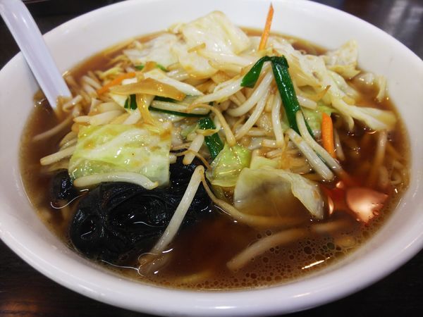 「野菜ラーメン(醤油）713円」@南京亭 日高店の写真