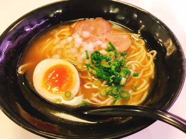 「青森津軽風煮干し中華そば410円」@はま寿司 ベイタウン本牧店の写真