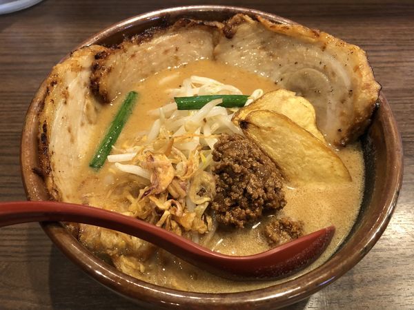「北海道味噌 味噌漬け炙りチャーシュー麺 ¥1080」@田所商店 壱康大垣店の写真