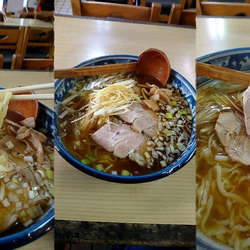 『ネギラーメン(豆板醤抜き)+大盛(￥800+150)』